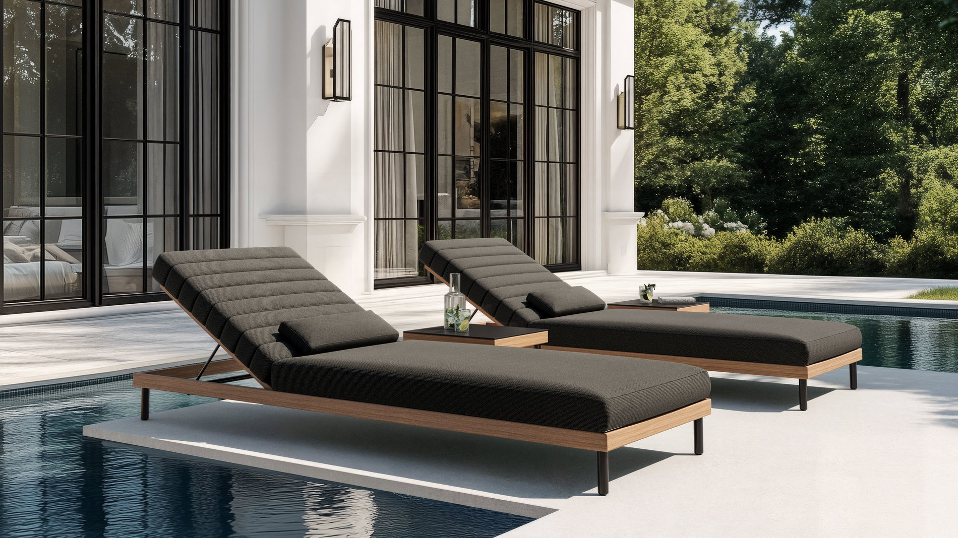 Design-Sonnenliegen für Garten und Terrasse